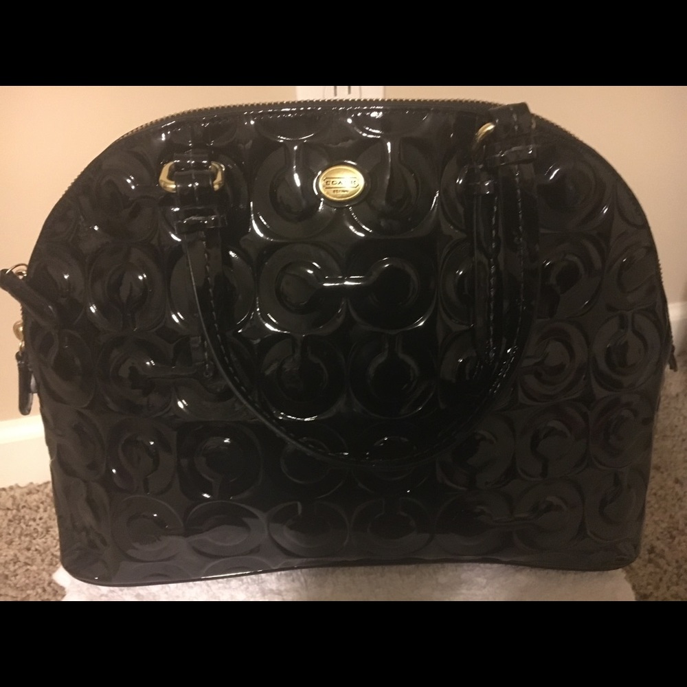 **NWOT** Patent Leather Coach Bag